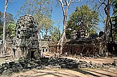 Ta Prohm temple - the south-west courtyard within the third and second enclosure